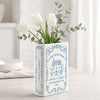 Personalized First Home Ceramic Book Vase, Housewarming Gift For Couple LM32 670603