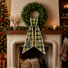 Personalized Monogram Plaid Wreath Sash For Christmas TH10 170795