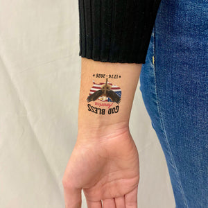 Multi America 250 With Eagles - In God We Trust Party Tattoos Favors LM32 897813