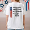Personalized 250 Years Of America Back Shirt – Independence 1776 Constitution 1787 Bill Of Rights Patriotic USA TH10 898929
