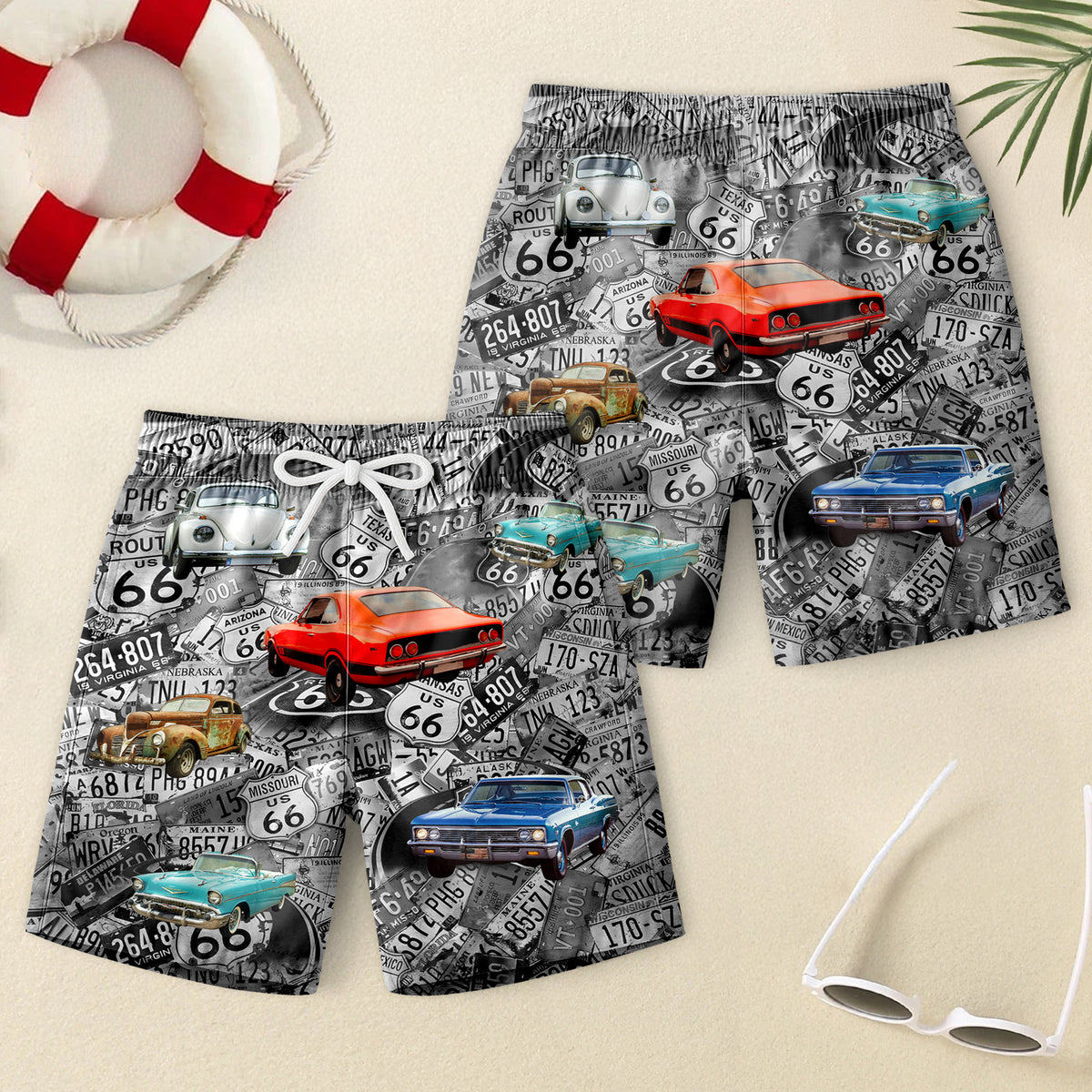 Custom Car Photo High Quality Unisex Beach Short HO82 902030