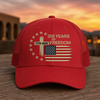 US 250 Years Freedoms 1776-2026 250th Birthday Trucker Hat HA75 921672