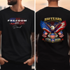 Custom Name Freedom 250 Years 1776 - 2026 Back & Front Dark Shirt TH10 169337
