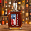 Happy 250th Birthday America Flag Whiskey Bottle LM32 895291