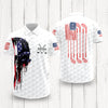 Personalized American Skull Flag Polo Shirt Gift For Golfer, Golf Lovers CH07 899870