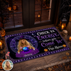 Custom Photo Check Ya Energy Before You Come In This Witch Halloween Welcome Doormat CH07 180176