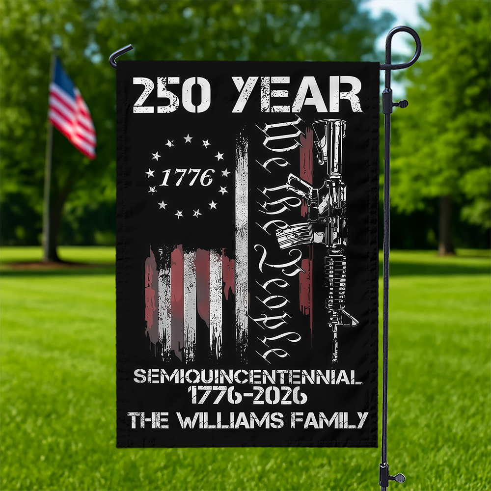 250 Years America Semiquincentennial Personalized Garden Flag HA75 898880
