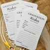 Set of 12 Graduation Wishes Cards - Advice Cards for Graduation Party - Graduation Party Decorations - Graduation gift - Graduation Advice HO82 902228