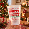 Personalized Family Name Merry Christmas Cups, Festive Holiday Drinkware HA75 919460