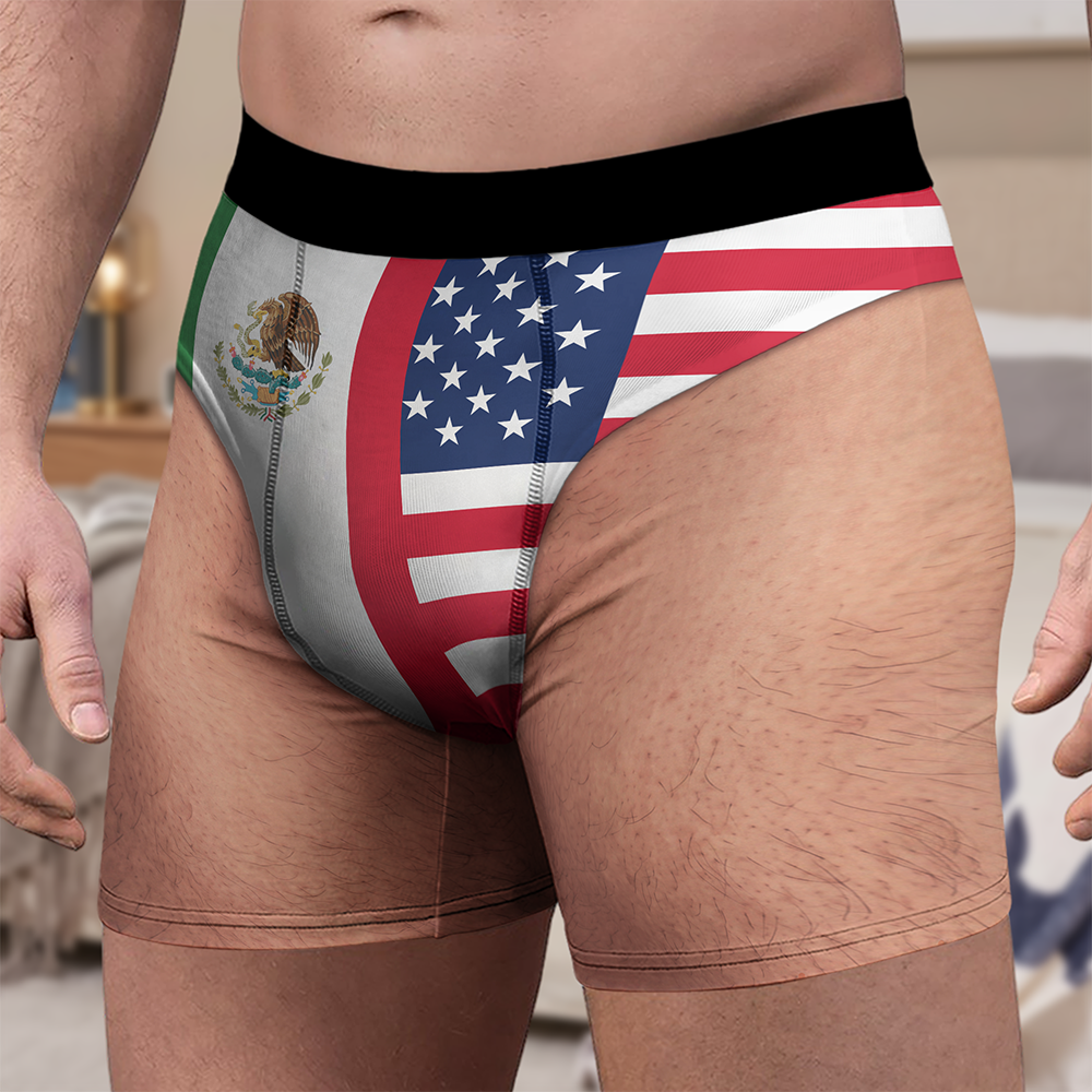 Personalized Funny Patriotic Country Flag Freedom Boxers Gift for Men LM32 669547