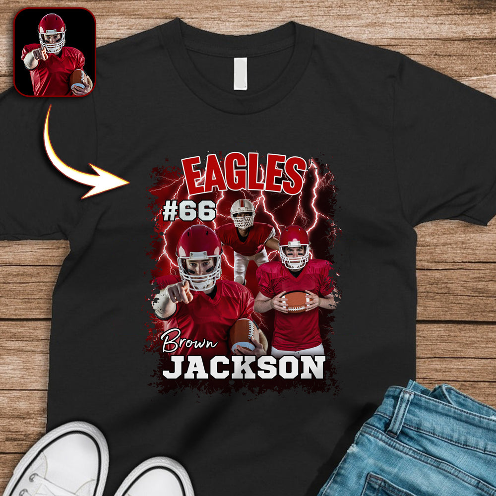 Personalized America Football Dark Shirt Gift For Football Lovers CH07 910356