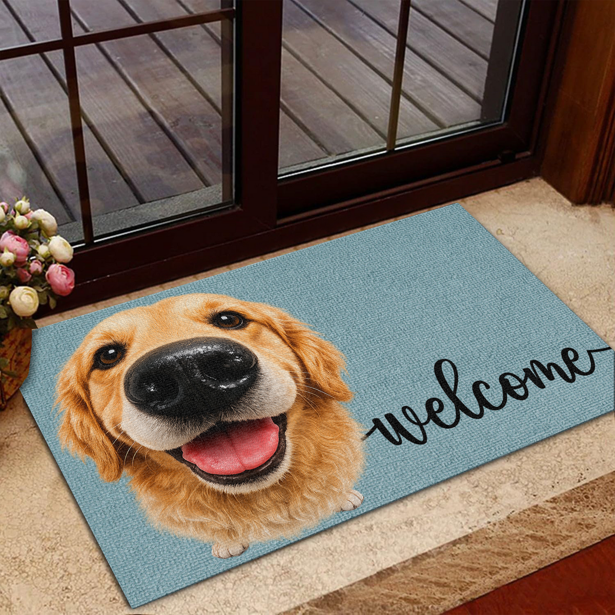 Custom Funny Pet Face Welcome Home Doormat - Personalized Gift For Pet Lovers CH07 911938