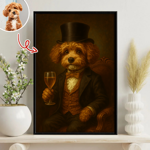 Custom Photo Fine Dog Finer Wine Poster Gift For Dog Lovers HO82 894584