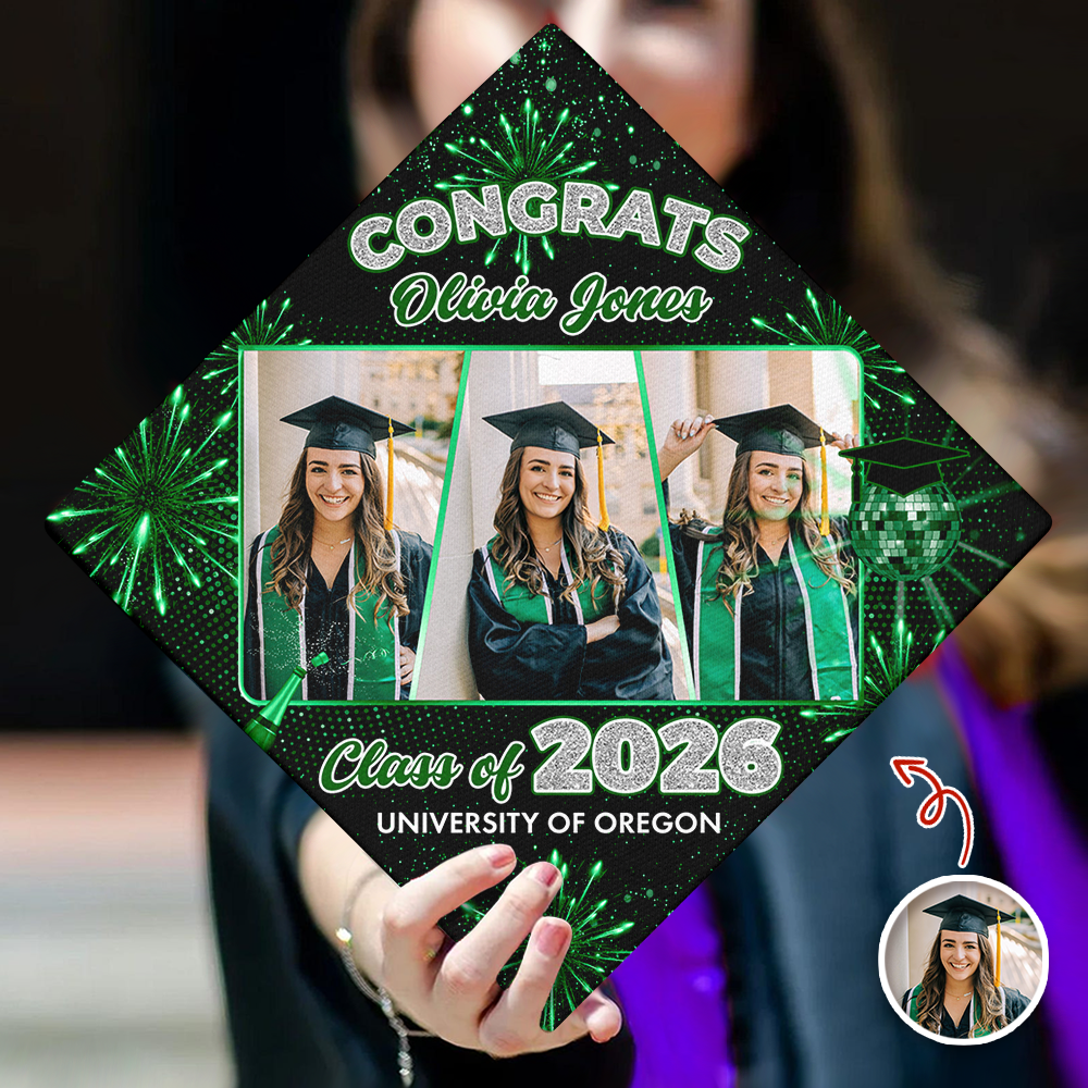 Custom Photo Class of 2026 Graduation Party Graduation Cap Topper HO82 901670