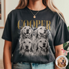 Custom Vintage Dog Photo Comfort Shirt - Personalized Gift for Dog Lovers CH07 180100