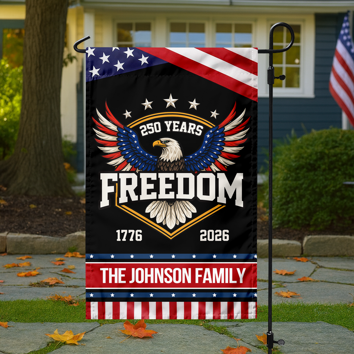 America 250 Years of Freedom 1776–2026 Anniversary Garden Flag HA75 898660