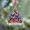 Personalized Family Name America 250th Anniversary Christmas Acrylic Ornament HA75 921776