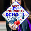 Custom Name Next Stop Nursing School Graduation Cap Topper LM32 899335
