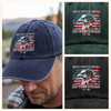 250th Anniversary 1776–2026 Patriotic Eagle American Independence Washed Denim Baseball Cap HA75 920282