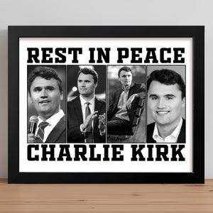 Rest In Peace For Charlie Kirk Memorial Picture Frame HO82 65738