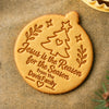 Custom Family Name Jesus Is the Reason For The Season Cookie Stamp, Personalized Holiday Baking Gift HO82 904128