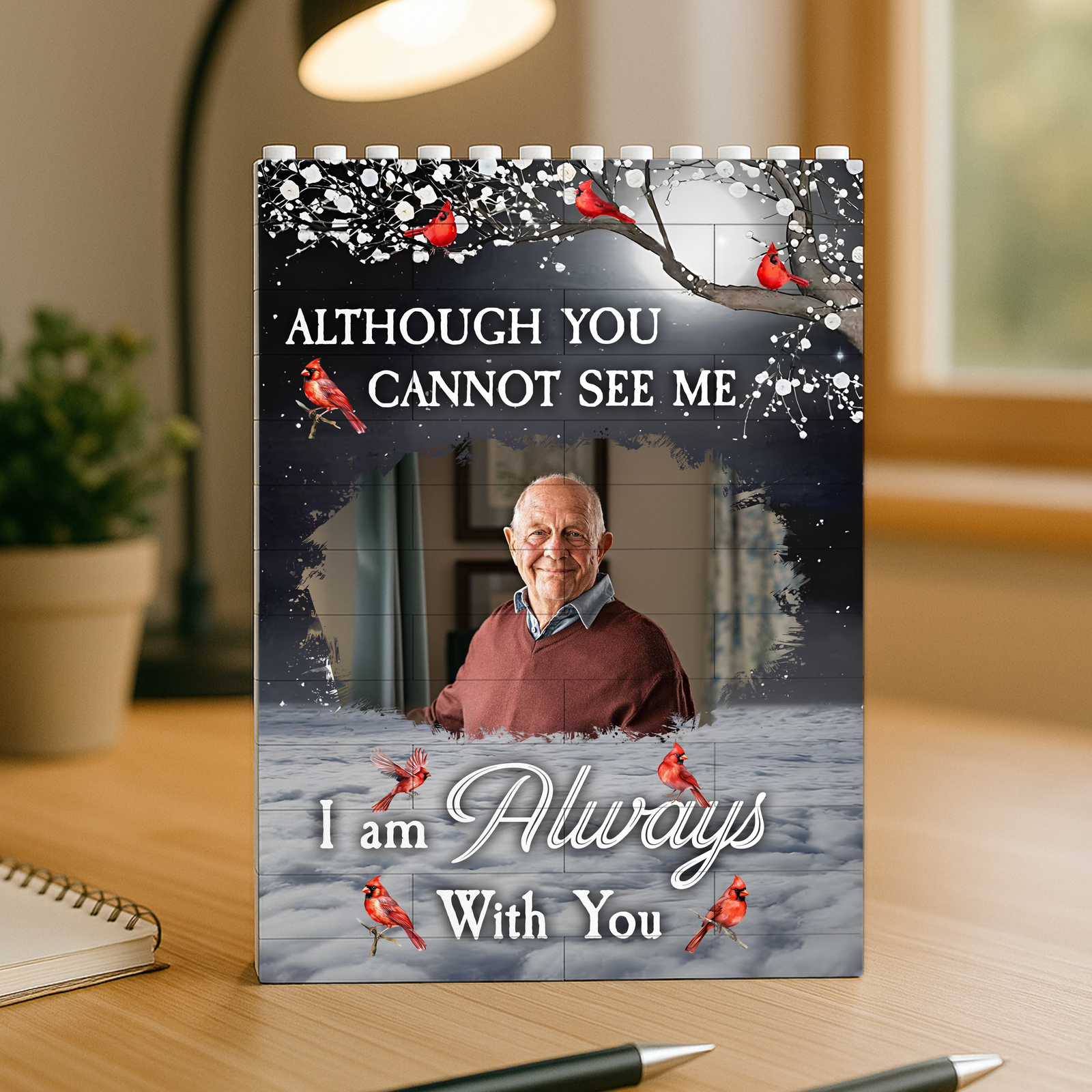 Custom Photo I Am Always With You Personalized Memorial Building Block HA75 920532