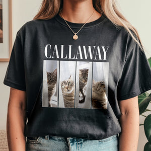 Custom Cat Photo Bootleg Comfort Color Shirt Gift For Cat Lovers CH07 899378
