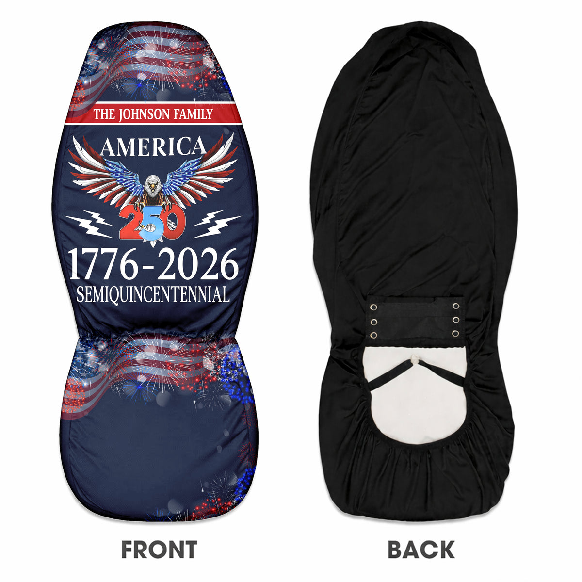 250 Years America Semiquincentennial Car Seat Cover LM32 899557