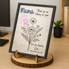 Personalized Handprint DIY Sign 2-Layered Wooden Plaque With Stand Gift For Mother's Day CH07 910832