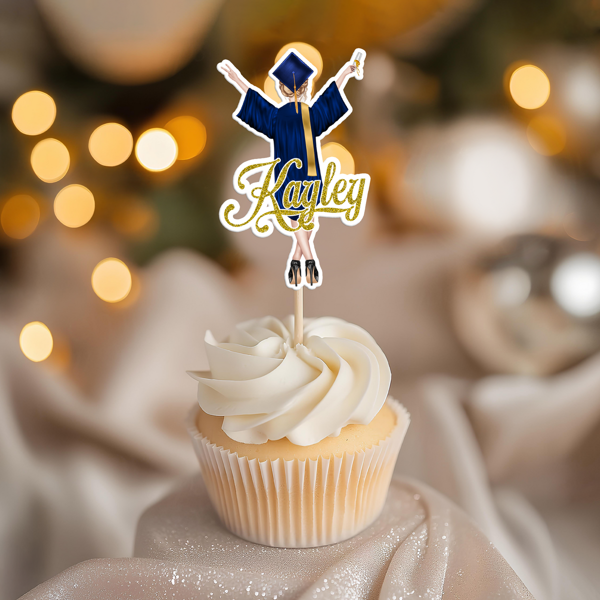 Personalized Graduation Class Of 2026 Cupcake Topper HO82 901396