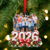 Custom Photo 2026 Family, Kids, Friends, Coworker Memorial Acrylic Ornament HO82 903850