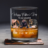 Custom Photo Happy Father's Day To My Amazing Dad Whiskey Glass Dog Lovers Gift CH07 895902