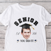Custom Photo Senior Est.2026 You Did It Graduation Bright Shirt TH10 169001