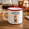 Custom Dog Photo Admit It Life Would Be Boring Without Me Two-Tone Enamel Mug CH07 911964