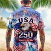 Celebrating 250th Anniversary United States Hawaiian Shirt 4th of July Gift CH07 910406