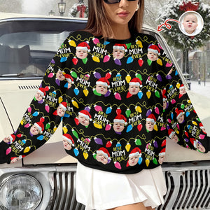 Custom Photo Christmas Best Dad Ever Ugly Sweater Gift For Family HO82 900416