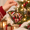 Custom Photo & State Personalized Wood Ornament Gift For Family HA75 921964