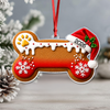 Custom Dog Bone Gingerbread Christmas Acrylic Ornament Gift For Dog Lovers TH10 170687