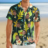 Custom Photo Tropical Flower Hawaiian Shirt For Summer Holiday Ch07 895586