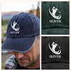 Personalized Custom Name Washed Denim Baseball Cap For Golf Lover TH10 898147
