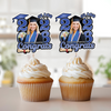 Custom Photo Congrats Class Of 2026 Cupcake Toppers HA75 920834