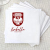 Personalized College Logo Graduation Napkins - Class of 2026 Party Beverage Cocktail Napkins LM32 899825