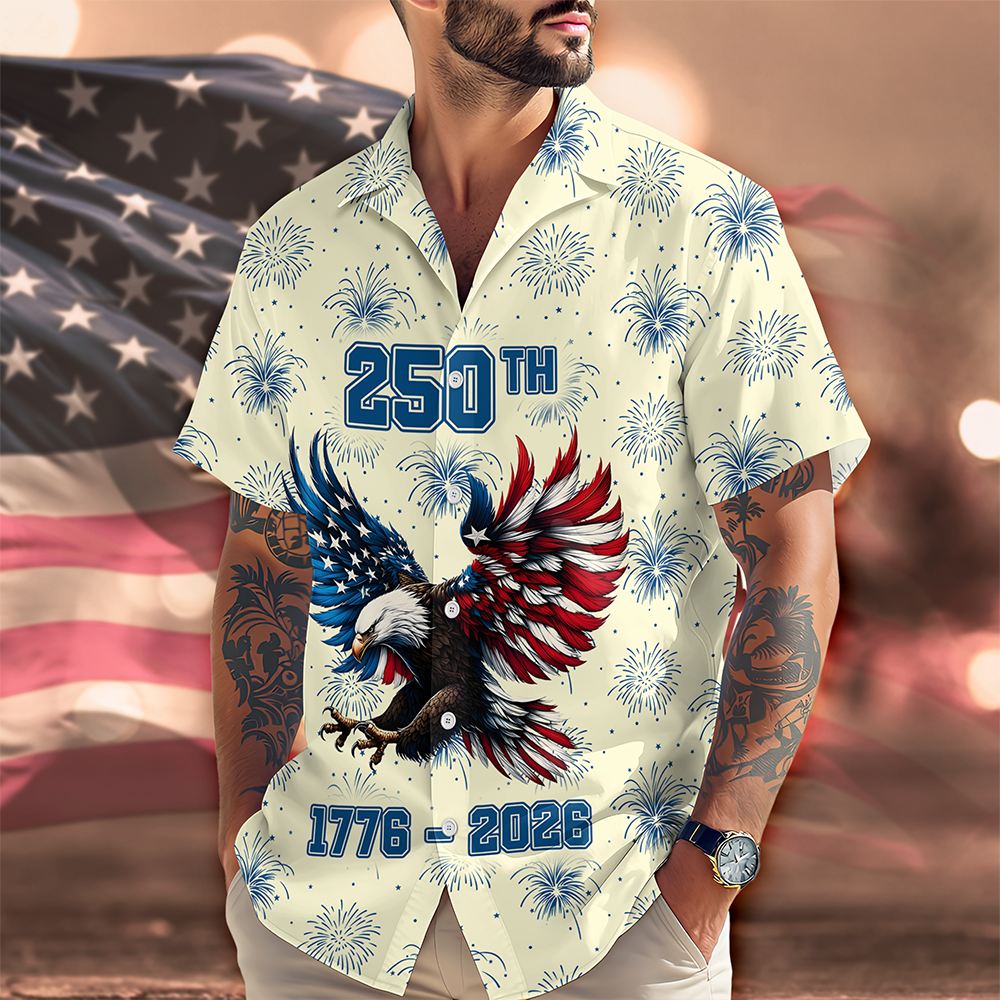 America 1776 - 2026 250 Years Eagle Hawaii Shirt TH10 169637