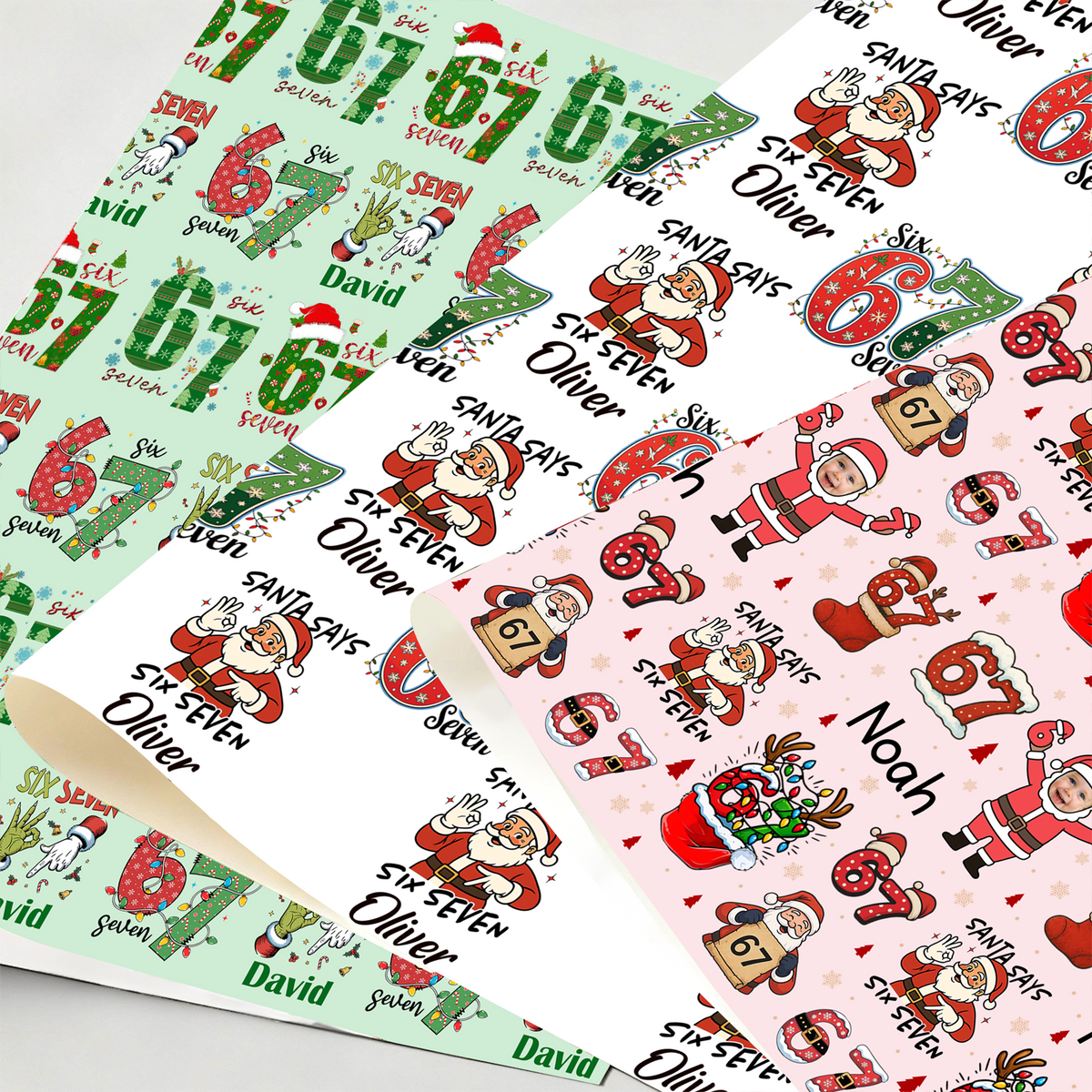 67 Rapping Paper 67 Christmas Wrapping Paper 67 Meme Funny Christmas Gift Wrap for Kids ...