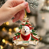 Custom Photo Christmas Tree Dog Acrylic Ornament - Gift For Dog Lovers HO82 903406