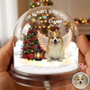 Custom Photo I Am Always With You Memorial Dog Acrylic Snow Globe HA75 898022