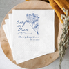 Personalized Baby Name Floral Baby in Bloom Party Beverage Cocktail Napkins LM32 899823