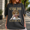 Custom Photo Senior Mom Dad Class of 2027 Comfort Shirt – Personalized Graduation Family Gift CH07 180264