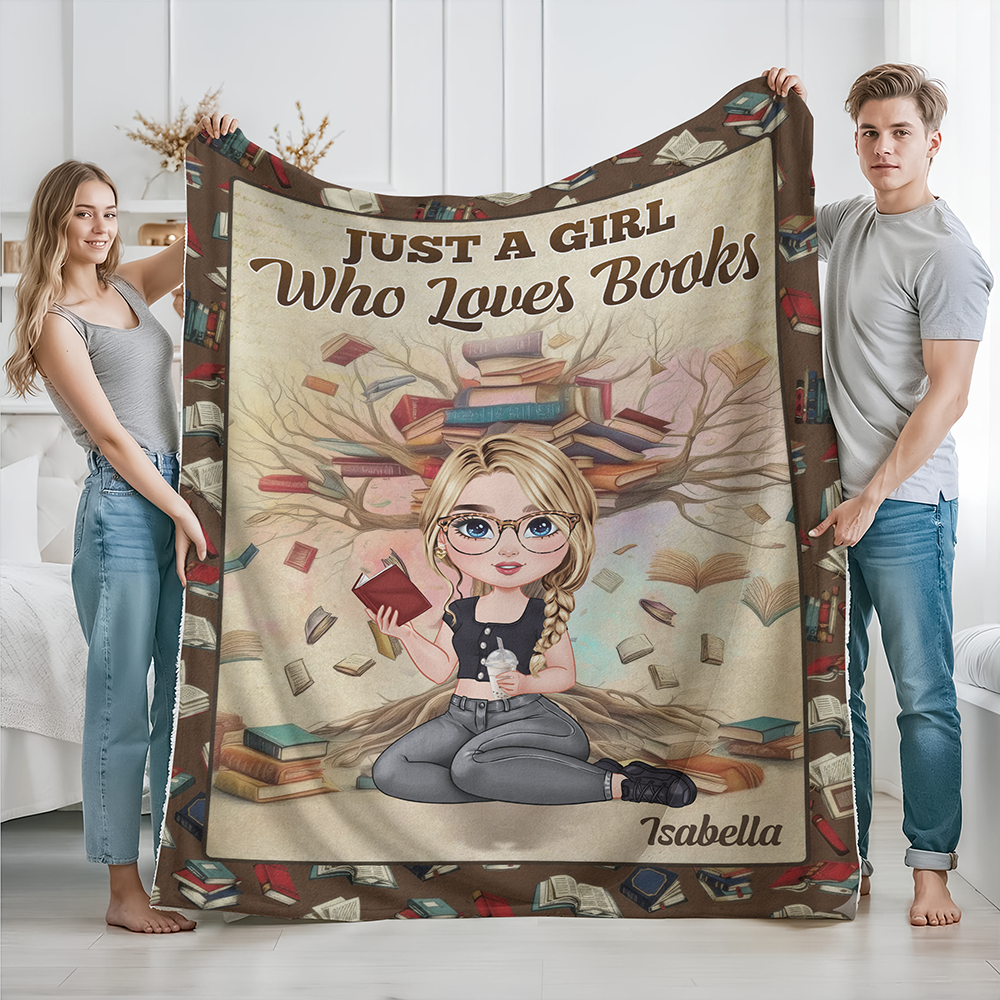 Personalized Bookish Blanket Gifts For Book Lovers, Bookworms, Readers TH10 896647