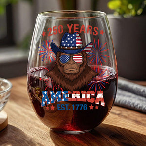 America 250 Years Wine Glass TH10 894629